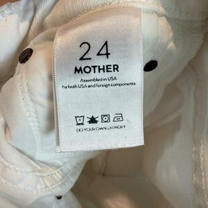 Mother White Denim